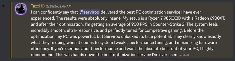 PC optimization review by TazzHD-2026-02