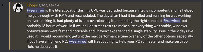 PC optimization review by Floppy-2026-03