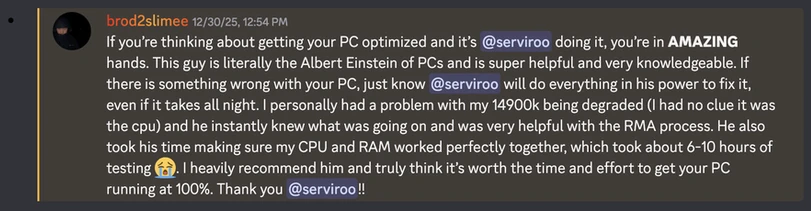 PC optimization review by brod2slimee-2025-12